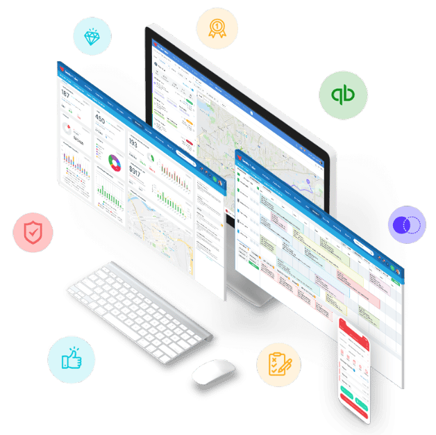 Product image with desktop and mobile views