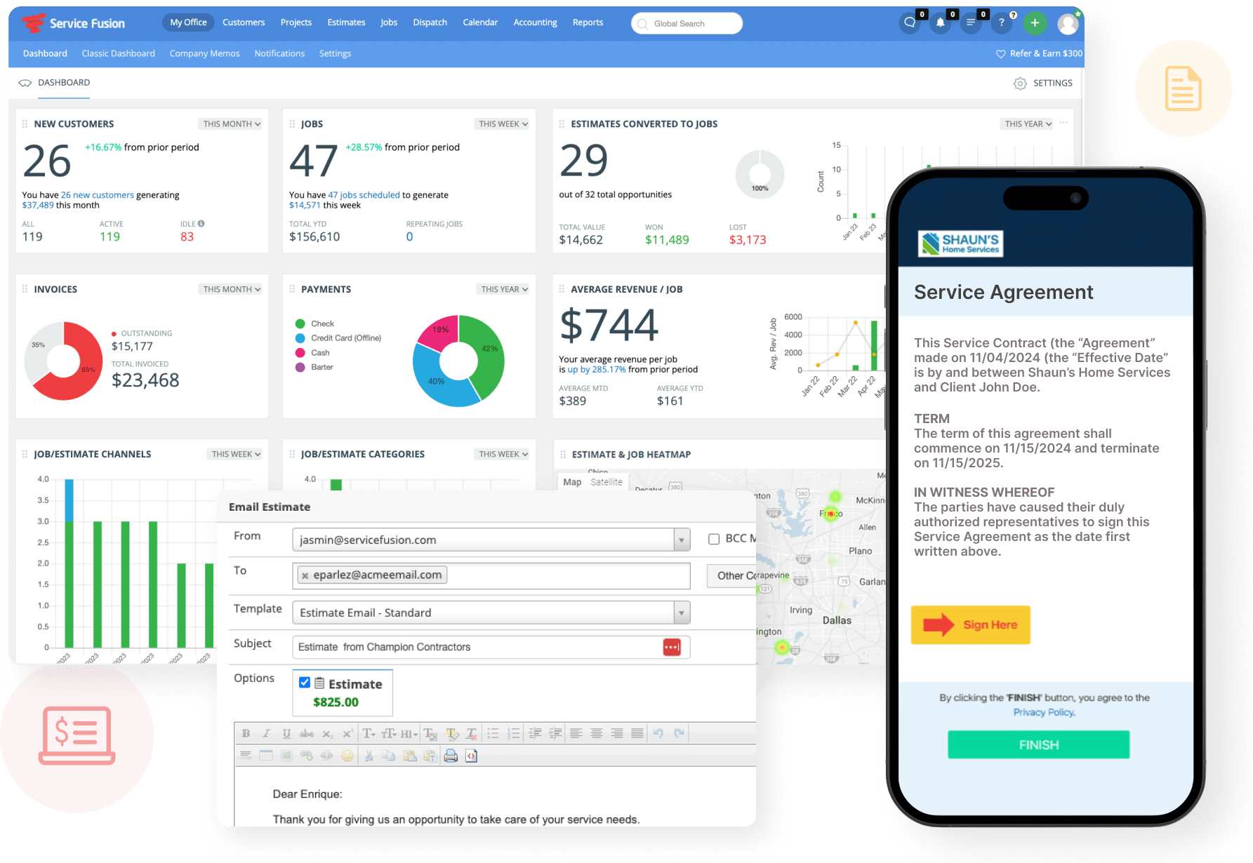 Product image with desktop and mobile views